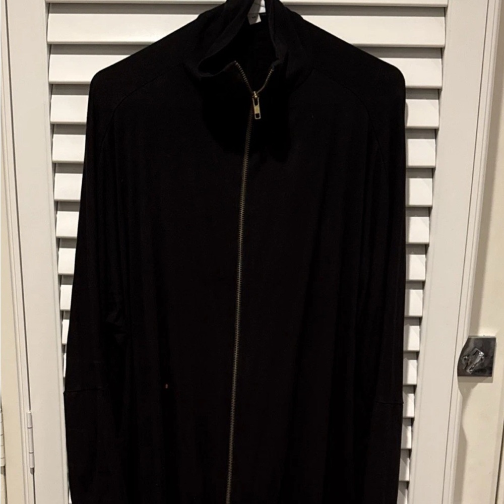 Mimu maxi Black Zip-Up dress, medium